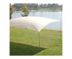 MONTIS LAKE, großes SONNENSEGEL, weiß, ca. 4x5m, 4,4kg