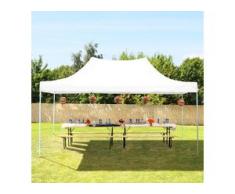 Faltpavillon 3x4,5m Hochleistungspolyester 300 g/m² creme wasserdicht Faltzelt, Klappzelt