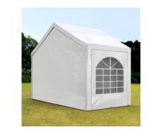 Partyzelt 4x2m PE 240g/m² weiß wasserdicht Gartenzelt, Festzelt, Pavillon