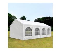 Partyzelt 3x9m PE 240g/m² weiß wasserdicht Gartenzelt, Festzelt, Pavillon