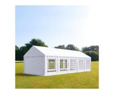 Partyzelt 3x10m PVC 500 g/m² weiß wasserdicht Gartenzelt, Festzelt, Pavillon