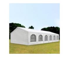 Partyzelt 5x12m PE 240g/m² weiß wasserdicht Gartenzelt, Festzelt, Pavillon