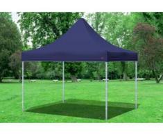 3x3 m Faltpavillon Prof.+ ALU Polyester 330 g/m² - 100 % wasserdicht - Blau" "