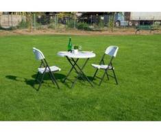 Sitzgruppe 3-tgl. Klappbar Gartenmöbel Sitzgarnitur Gartenset