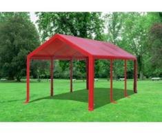 3x6 m Partyzelt Modular Professional PVC 500 g/m² - wasserdicht - Rot" "