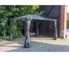 Aluminium Hardtop Pavillon 3x4m Romance wasserdicht stabil
