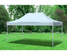 3x4,5 m Faltpavillon Professional ALU Polyester 330 g/m² - 100 % wasserdicht - Grau" "