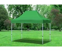 3x2 m Faltpavillon Professional ALU Polyester 330 g/m² - 100 % wasserdicht - Grün" "