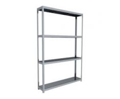 C+P Weitspann-Steckregal mit Stahlpaneelböden, t40cmxh297cmxb200cm