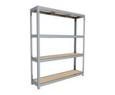 C+P Weitspann-Steckregal mit Spanplattenböden, t40cmxh197cmxb170cm