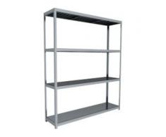 C+P Weitspann-Steckregal mit Stahlpaneelböden, t60cmxh297cmxb250cm