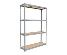 C+P Weitspann-Steckregal mit Spanplattenböden, t60cmxh297cmxb200cm