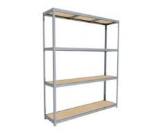 C+P Weitspann-Steckregal mit Spanplattenböden, t60cmxh297cmxb250cm