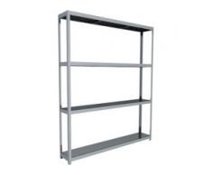 C+P Weitspann-Steckregal mit Stahlpaneelböden, t40cmxh297cmxb250cm