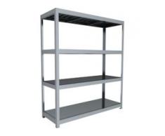 C+P Weitspann-Steckregal mit Stahlpaneelböden, t60cmxh197cmxb170cm