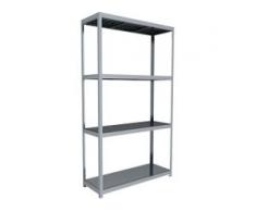 C+P Weitspann-Steckregal mit Stahlpaneelböden, t60cmxh297cmxb170cm