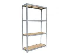 C+P Weitspann-Steckregal mit Spanplattenböden, t60cmxh297cmxb170cm