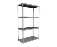 C+P Weitspann-Steckregal mit Stahlpaneelböden, t80cmxh297cmxb170cm