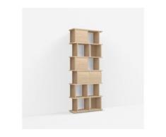 Konfigurierbare Eichen-Bücherregal - Furnier