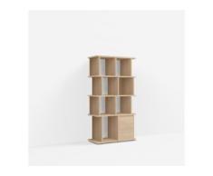 Konfigurierbare Eichen-Bücherregal - Furnier