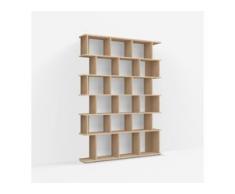 Konfigurierbare Eichen-Bücherregal - Furnier