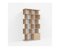 Konfigurierbare Eichen-Bücherregal - Furnier