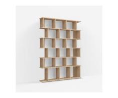 Konfigurierbare Eichen-Bücherregal - Furnier