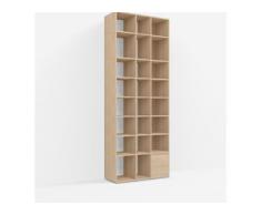 Konfigurierbare Eichen-Bücherregal - Furnier