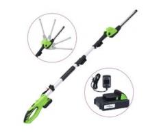 vidaXL Stab-Heckenschere mit Akku 20 V 1500 mAh Li-Ion