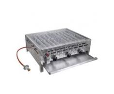 vidaXL Gastro-Gasgrill BBQ Bräter 3 Brenner Edelstahl