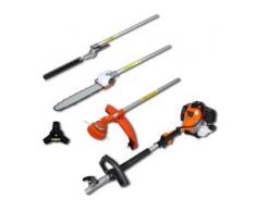 vidaXL 4-in-1 Multi-Gerät Hecken-/Rasentrimmer Kettensäge Motorsense