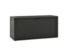 vidaXL Gartenbox Anthrazit 116x44x55 cm