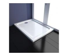 vidaXL Duschtasse ABS Rechteckig 70×90 cm