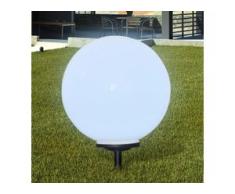 vidaXL Außenlampe Solarkugel Kugellampe Solarlampe LED 1 tlg.