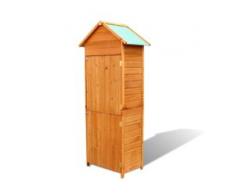 vidaXL Gartenschrank Braun 79×49×190 cm