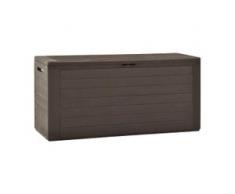vidaXL Gartenbox Braun 116x44x55 cm