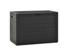 vidaXL Gartenbox Anthrazit 78x44x55 cm