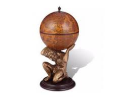 vidaXL Globus-Bar Atlas 42×42×85 cm