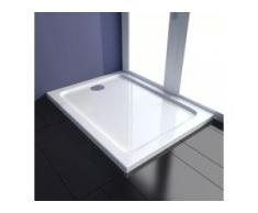 vidaXL Duschtasse ABS Rechteckig 80×100 cm