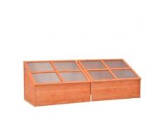 vidaXL Gewächshaus Holz 180 x 57 x 62 cm