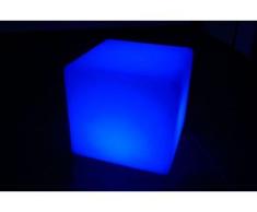 Leuchtwürfel LED Sitzwürfel Kunststoff "Cube Light" beleuchtet, RGB