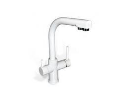 Design-Drei-Wege-Wasserhahn Verona, white