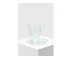 Ronnefeldt Glastasse mit Glas-Untertasse
