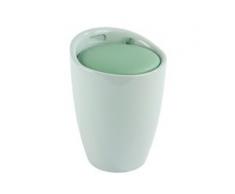 WENKO Hocker Candy Mint, Badhocker, mit abnehmbarem Wäschesack