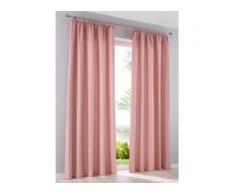 Mikrofaser Vorhang (2er Pack) rosa bonprix