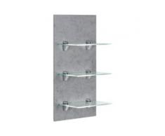 Panel VIVA Badregal beton mit 3 Glasablagen