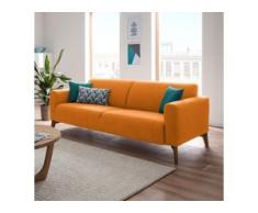 Studio Copenhagen Sofa Bora II 3-Sitzer Rostbraun Webstoff 215x78x86 cm