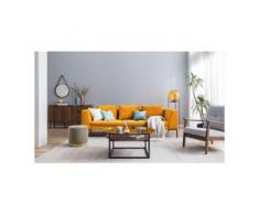 Studio Copenhagen Sofa Madison 3-Sitzer Senfgelb Samt 238x82x105 cm