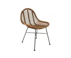 IMPRESSIONEN living Rattanstuhl, IMPRESSIONEN living braun