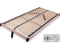 Qualitäts-Lattenrost, Mittelzonenverstärkung verstellbar, Kopf und Fußteil nicht verstellbar, Maße: 90 x 200 cm
